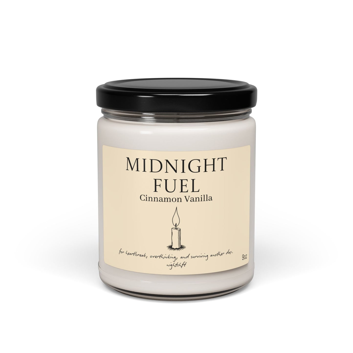 Midnight Fuel Candle – Cinnamon Vanilla