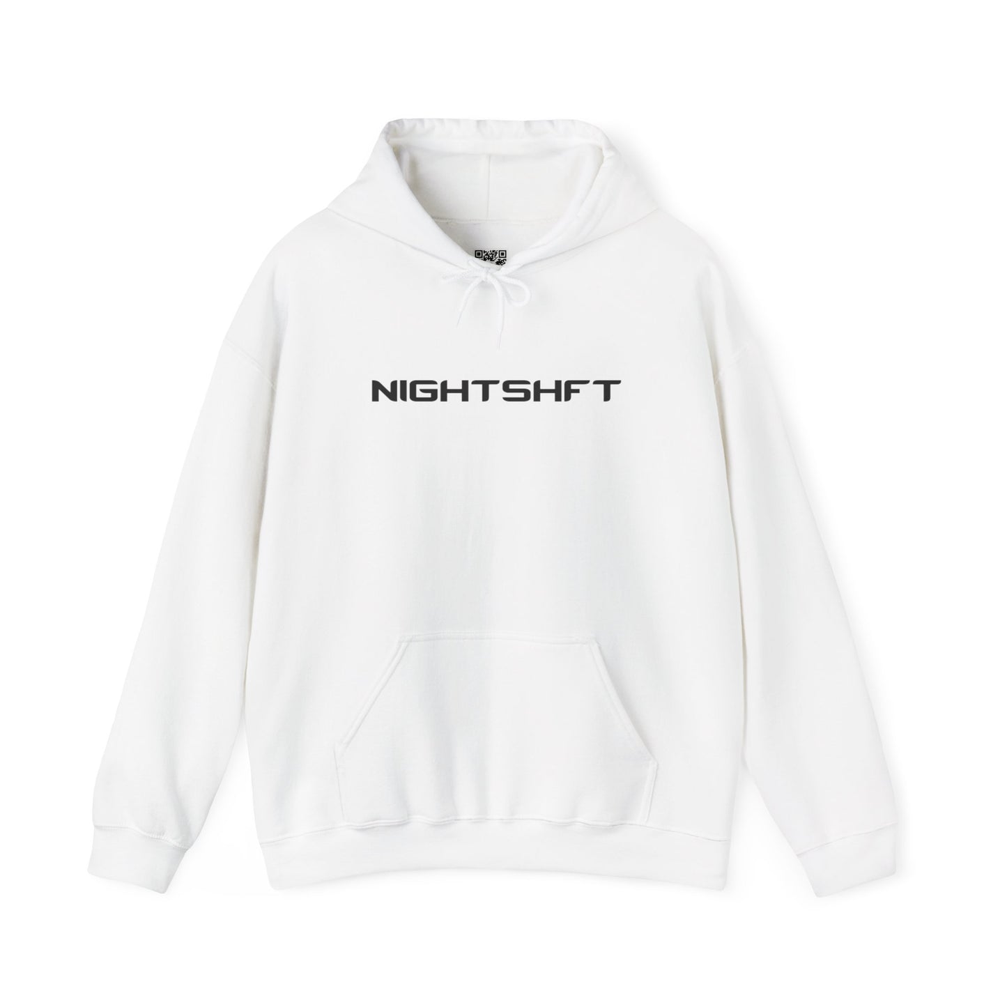 Built in the Dark Hoodie – White (Soft Light) / Black (Midnight)