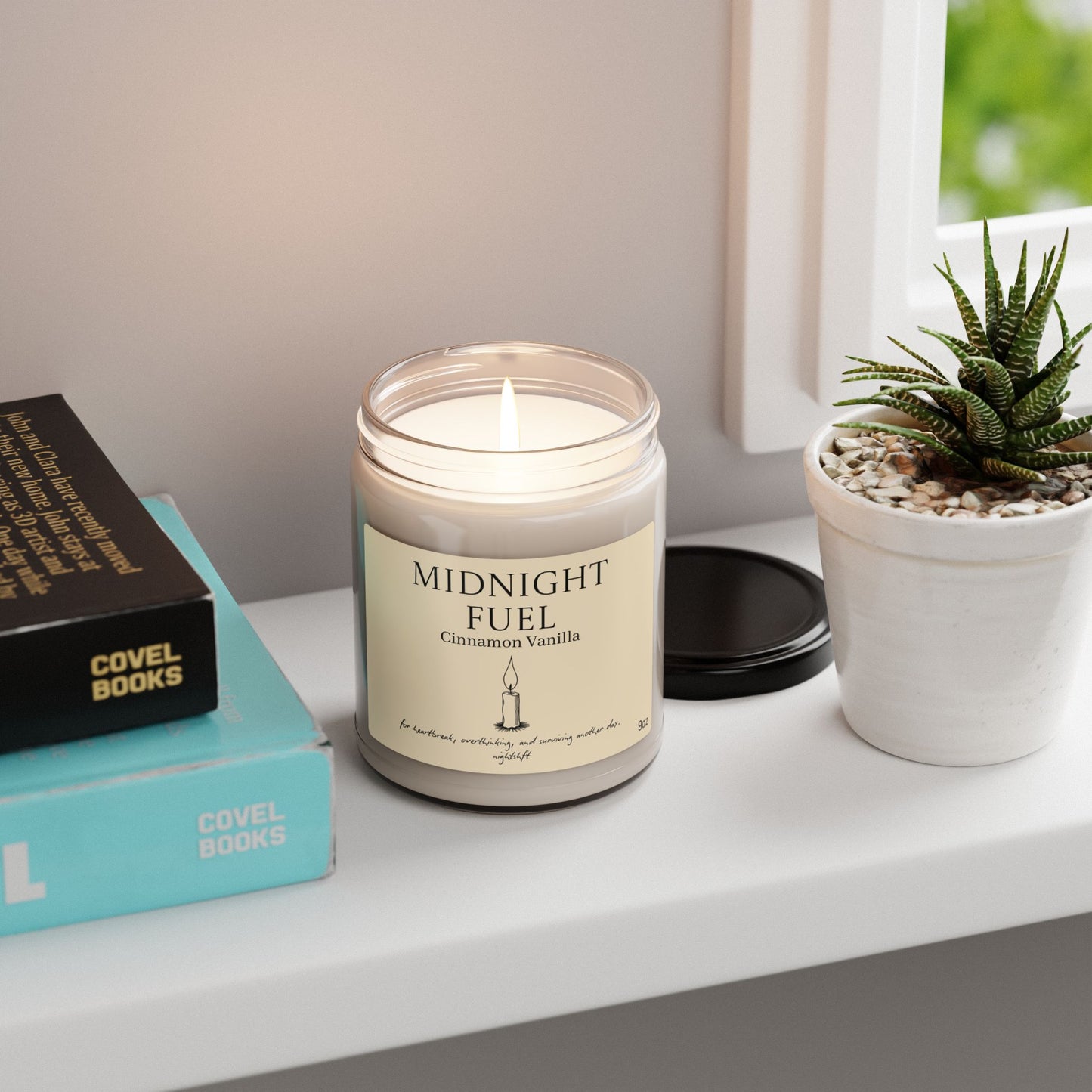 Midnight Fuel Candle – Cinnamon Vanilla