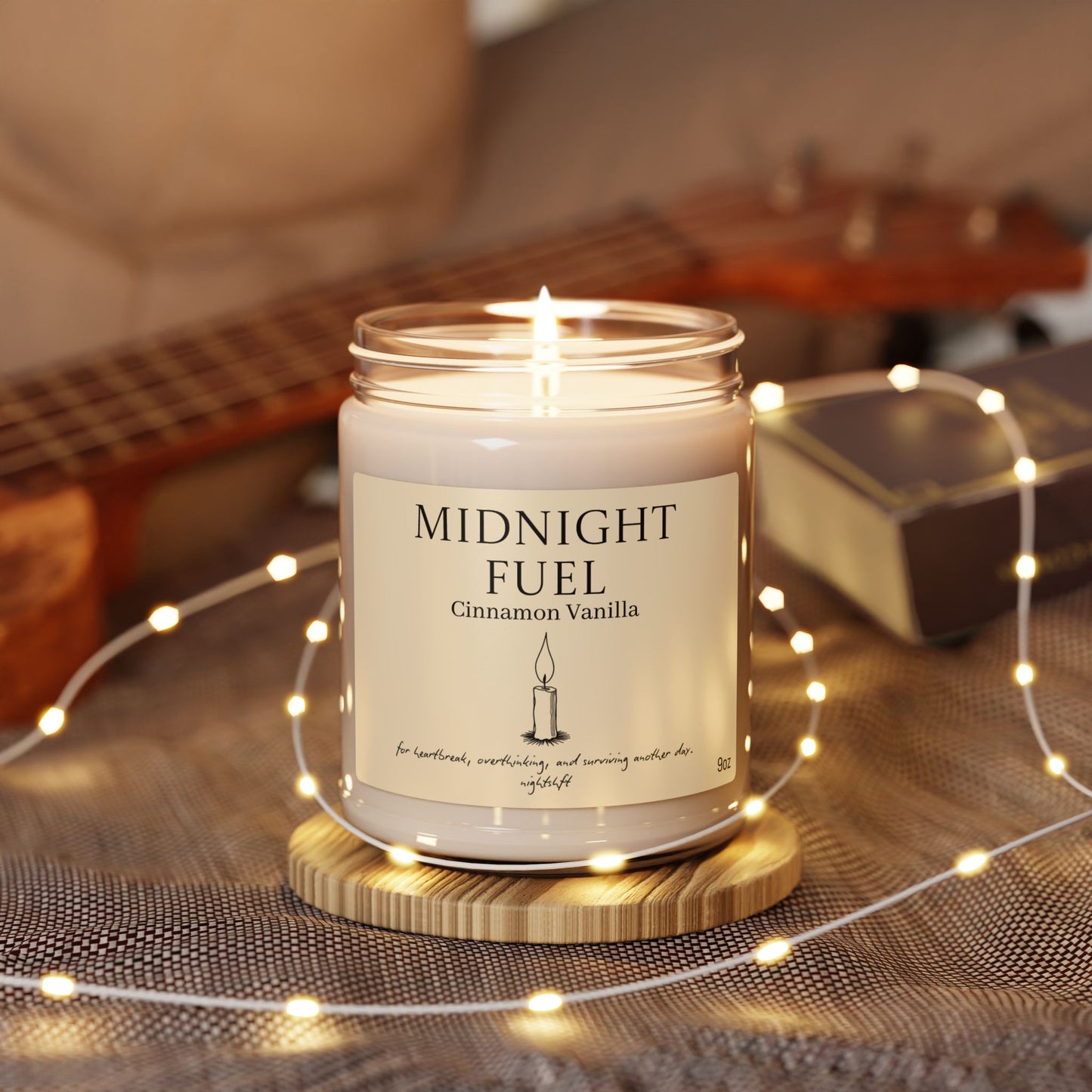 Midnight Fuel Candle – Cinnamon Vanilla