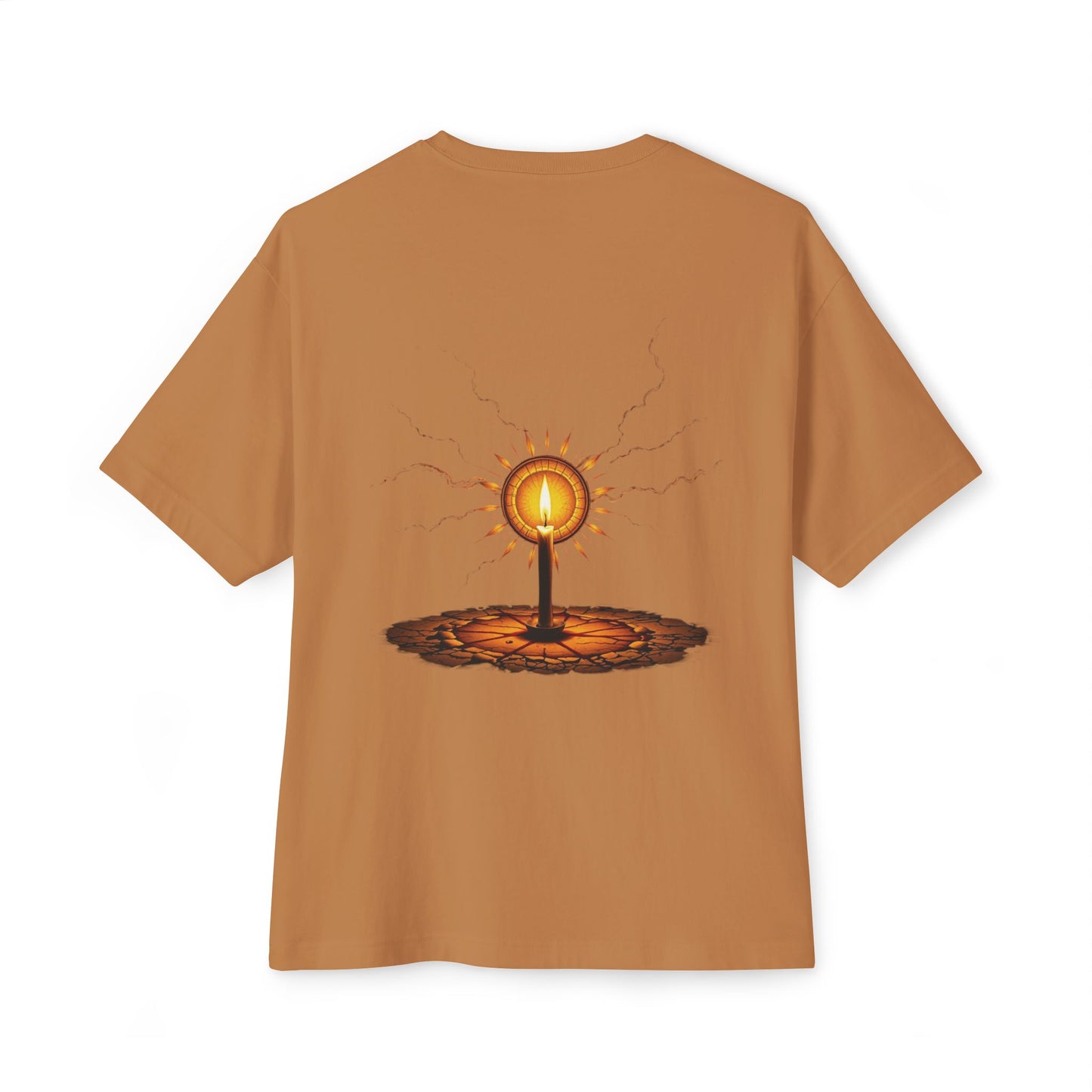 CANDLELIGHT CONFESSION — Unisex Oversized Boxy Tee