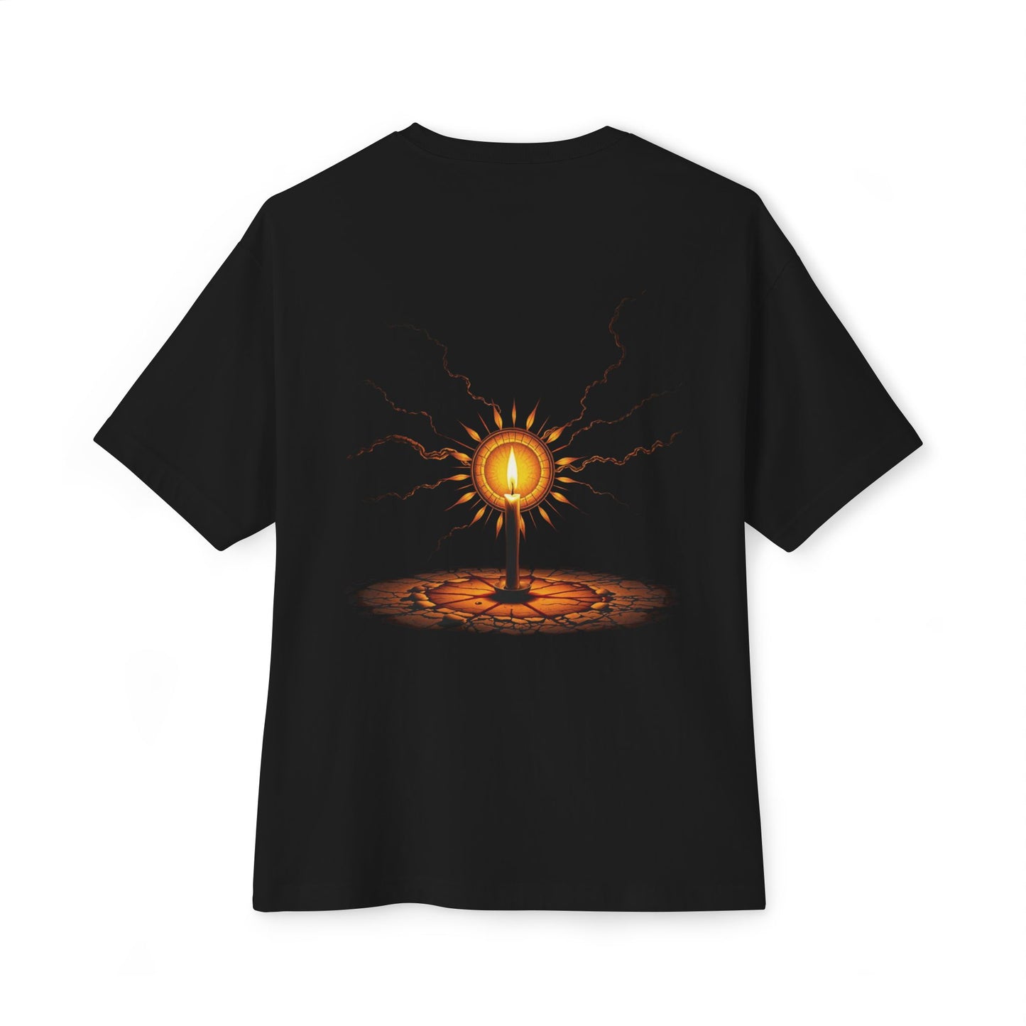 CANDLELIGHT CONFESSION — Unisex Oversized Boxy Tee