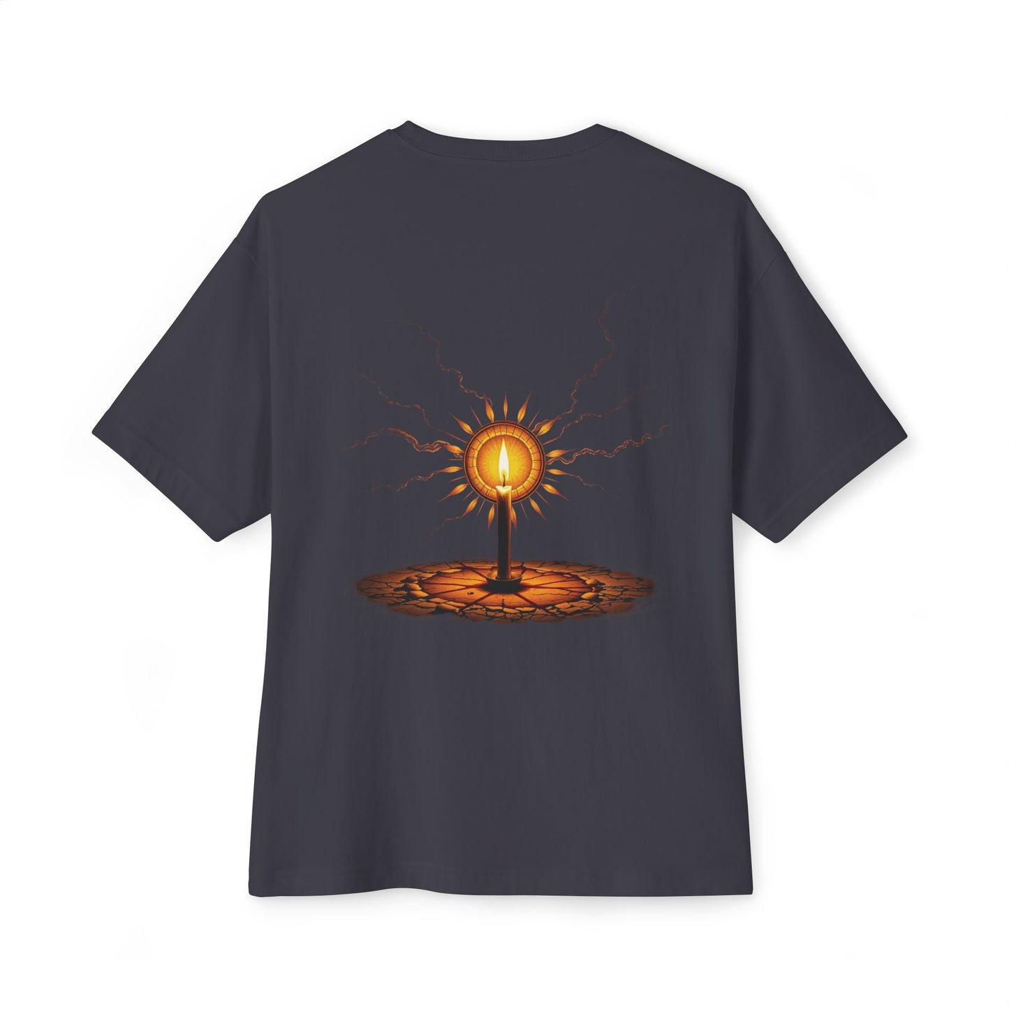 CANDLELIGHT CONFESSION — Unisex Oversized Boxy Tee