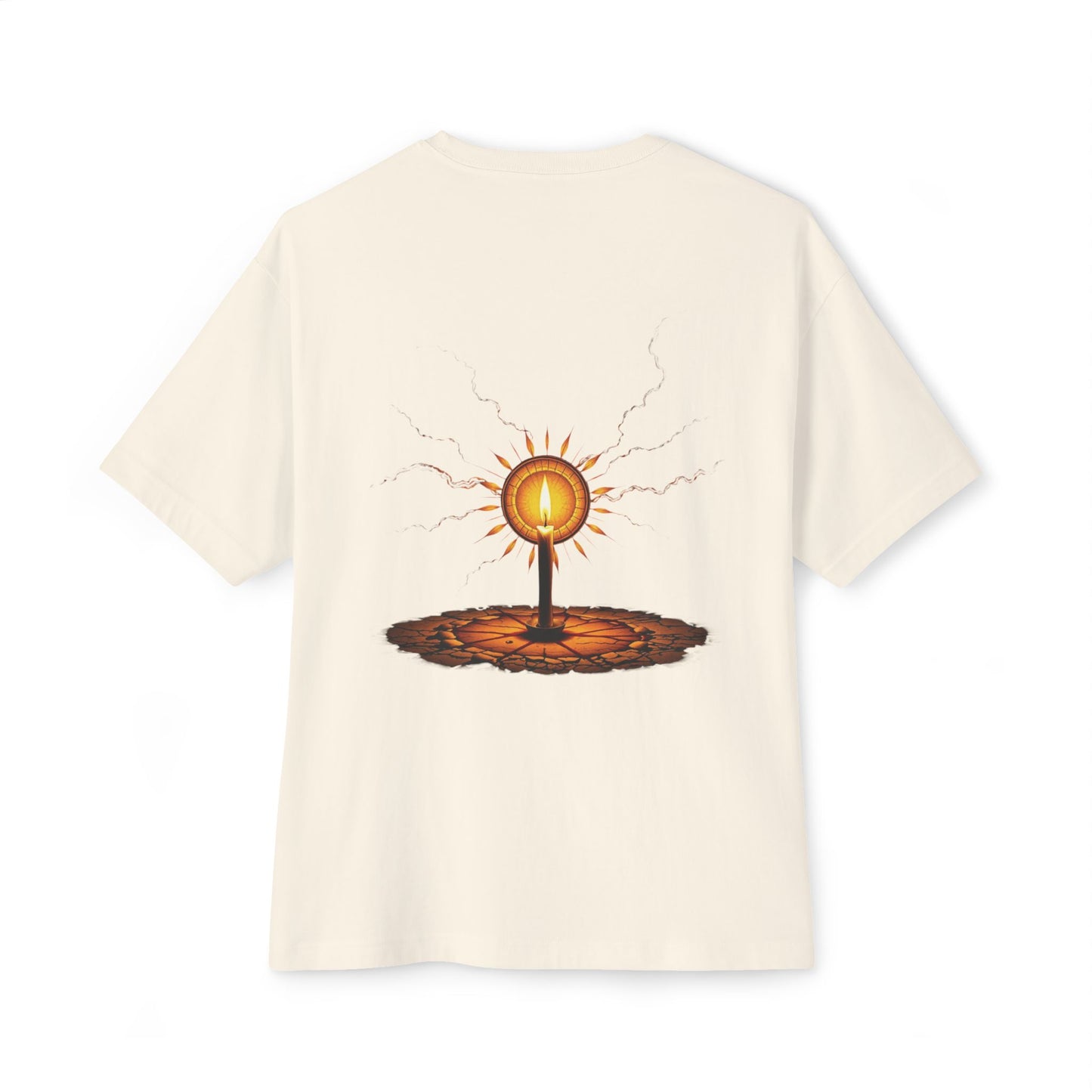 CANDLELIGHT CONFESSION — Unisex Oversized Boxy Tee